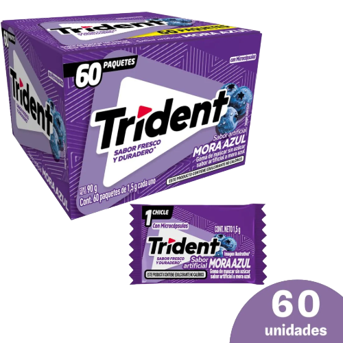 Trident Mora Azul x 60